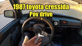 1987 Toyota Cressida 1JZ Drift Missile - POV Test Drive