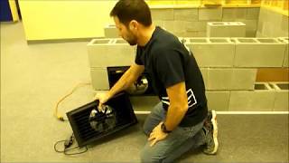 Power Blades Foundation Vent Fan - How to Install - Crawl Space Door Systems