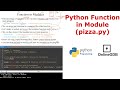 Python | Function in Module | import Keyword