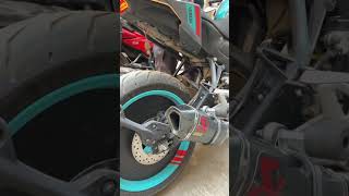 Best exhaust for MT-15 😮🔥 | Loud Akrapovic #exhaust | fully loaded mt 🔥