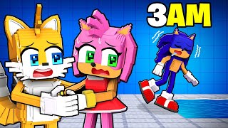 Sonic Is SLEEPWALKING At 3AM In Minecraft!