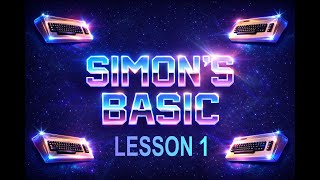 Simons basic for C64 - Lesson 1 - commands Pause, Flash, Off, Bflash, Colour, Disk, Dir