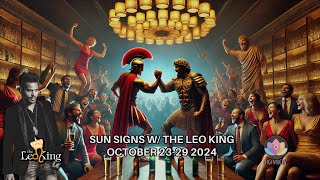 Sun Sign Weekly Astrology Horoscopes Mars \u0026 Pluto Battle Begins, October 23-29 2024 w/ The Leo King