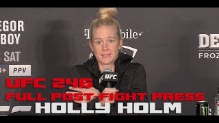 UFC 246 Post-Fight Press Conference: Holly Holm (Complete)