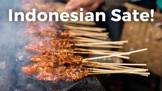 Indonesian Sate (Satay) - AMAZING Indonesian Street Food in Jakarta!