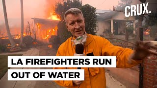 Los Angeles Pipelines Strained, Hydrants Empty As Firefighters Battle Apocalyptic California Fires