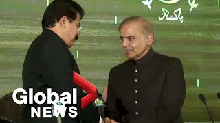 Shehbaz Sharif sworn in as Pakistan's prime minister after Imran Khan ouster