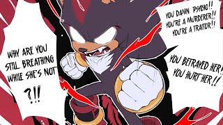 Movie Shadow confronts Dr. Robotnik! | Sonic Comic Dub