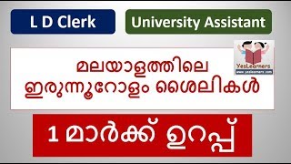 Idioms in Malayalam - മലയാളത്തിലെ ശൈലികൾ - Kerala PSC Coaching