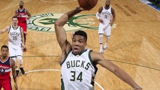 Giannis Antetokounmpo Scores CAREER HIGH 39 points against Wizards | 12.23.16