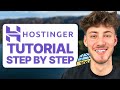 Hostinger Website Builder Tutorial 2026 | Step by Step Guide