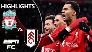 🚨 DRAMATIC TWIST! 🚨 Liverpool vs. Fulham | Carabao Cup Highlights | ESPN FC