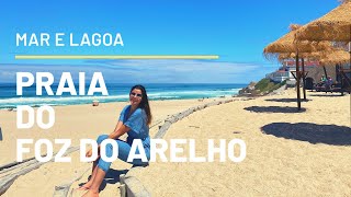PORTUGAL: MAR E LAGOA no mesmo lugar PRAIA DO FOZ DO ARELHO | CALDAS DA RAINHA