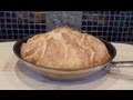 Easy No-Knead Bread Baked in a Skillet (No Dutch Oven... No Problem)
