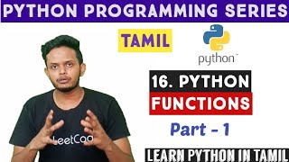 Function in Python | Function in python in tamil | Python Tutorial | Adi Explains