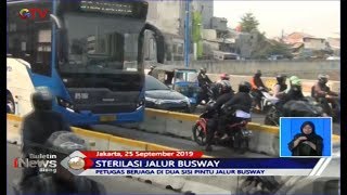 MATI KUTU! Terobos Jalur TransJakarta dan Melawan Arus, Pengendara Motor Terjaring Razia - BIS 25/09