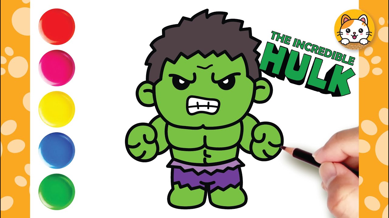 Easy To Draw Cartoon Hulk