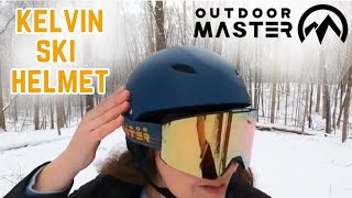 Outdoor master kelvin ski helmet