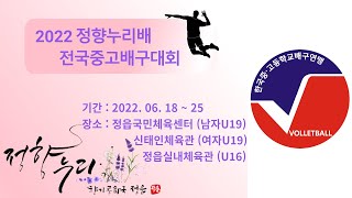 [2022 정향누리배 배구] 남성중 vs 각리중