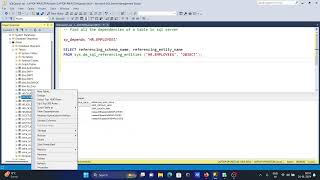 How to find table dependencies | SQL Server