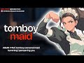 F4M | Tomboy maid helps you relax after a long day [humming] [personal attention] [massage]