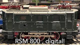 Märklin Klassiker RSM 800 reaktiviert (Digital u. Dummy)