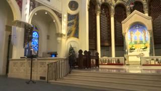 20141214 Miami Trinity Cathedral 禮拜開始 降臨節點燭