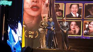 Phản ứng của Minh Hằng,Puka khi Chi Pu vượt mặt nhận giải diễn viên xuất sắc nhất năm, cực khéo CS