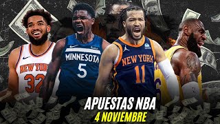 PRONÓSTICO Y APUESTAS NBA 4 NOVIEMBRE | PARLAY GRATIS NBA 🏀🔥