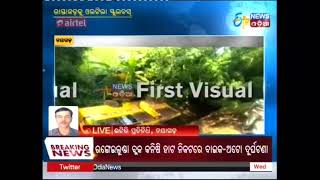 School Bus overturns in Nayagarh,more than 20 injured - Etv News Odia