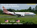 Trying Batik Air for the first time... :D | Kuala Lumpur to Johor Bahru |