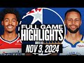 WARRIORS vs WIZARDS FULL GAME HIGHLIGHTS NOVEMBER 3, 2024 NBA FULL GAME HIGHLIGHTS TODAY 2K25