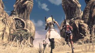 Xenoblade Chronicles X - Circling All of Mira on Foot (Raw Footage)