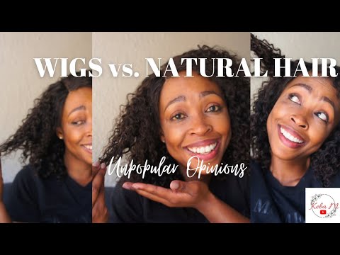 VLOGTOBER EP.12: WIGS VS. NATURAL HAIR Unpopular Opinions🙅‍♀️🎤 #wigs # ...