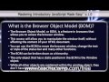 JavaScript Training Tutorial What is the Browser Object Model (BOM)?