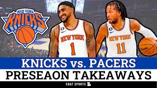 Knicks News & Rumors Following NBA Preseason WIN vs Pacers Ft. Obi Toppin, Jalen Brunson, RJ Barrett