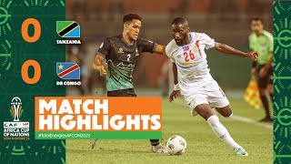 HIGHLIGHTS | Tanzania 🆚 DR Congo #TotalEnergiesAFCON2023 - MD3 Group F