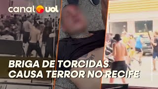 SANTA CRUZ X SPORT: BRIGA DE TORCIDAS CAUSA TERROR NO RECIFE (PE); VEJA VÍDEOS