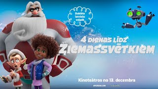 Smieklīga animācijas filma visai ģimenei 4 DIENAS LĪDZ ZIEMASSVĒTKIEM | Kinoteātros no 13. decembra