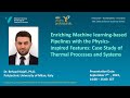 HVL Data Science Seminar |Behzad Najafi| Enriching Machine learning-based  Physics-inspired Features