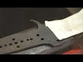 Fabricación de cuchillo para cacería a partir de un disco de arado