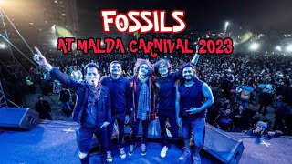 Fossils Live at Malda Carnival 2023 | Live Band Music | Crazy Public Reactions 🤪