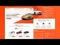 Build a Responsive Car Rental Website Using HTML CSS & JavaScript