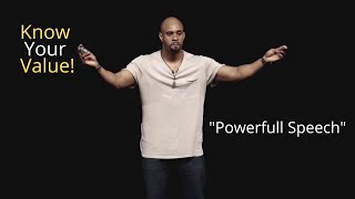 Know Your Value. Powerful motivational speech for success in life | Jeremy Anderson