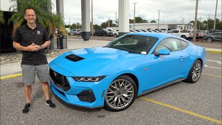 Is the 2024 Ford Mustang GT Grabber Blue the PERFECT muscle car to BUY?