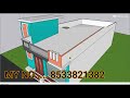 small shop with house design 3d 20*40 dukan or 3bhk house 24x40 shop design 20 by 40 dukan ka naksha