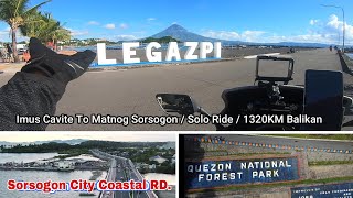 Imus Cavite To Matnog Sorsogon & Legazpi Albay Bicol / 1320km,Balikan / Solo Ride 2022( Nmax 155)