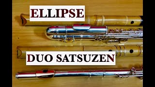 ELLIPSE by Elizabeth Brown for shakuhachi \u0026 flute | DUO SATSUZEN | World Premiere