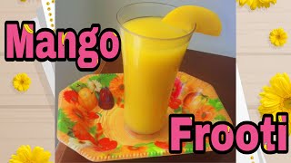 చల్ల చల్లగా మాంగో ఫ్రూటీ | Mango frooti at home | summer drinks | Mango drink | How to make Frooti