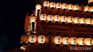 愛媛県西条市氷見前夜祭令和４年１０月１３日